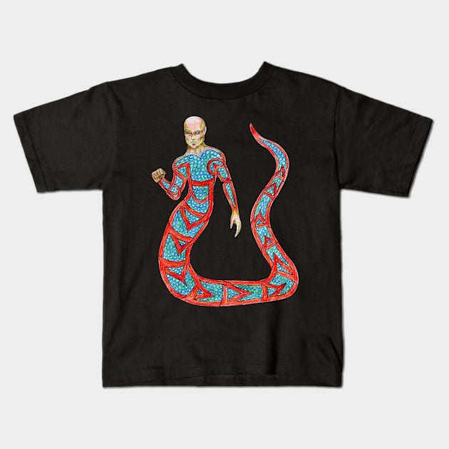 reptile titan Kids T-Shirt by TITAN TRUTH PODCAST